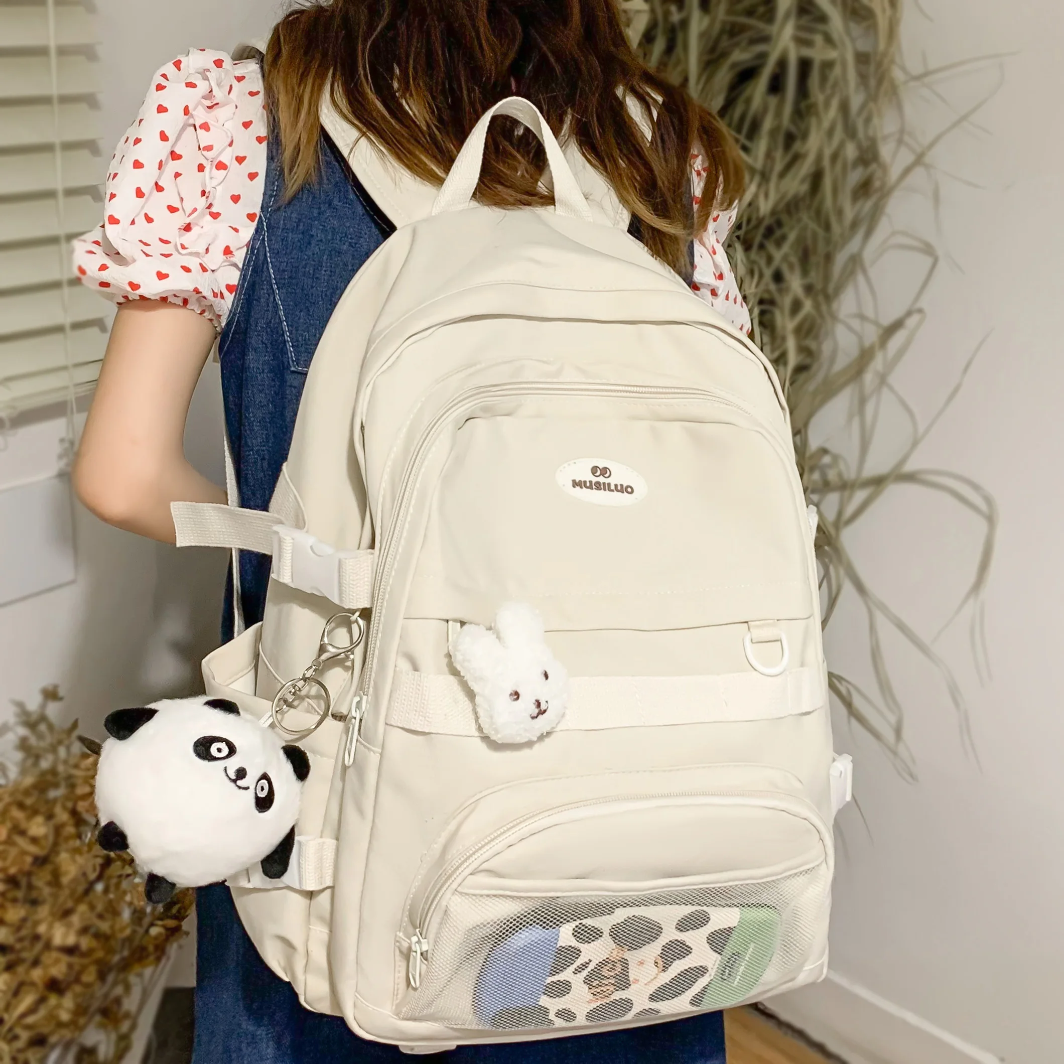 Модный женский водонепроницаемый милый сетчатый рюкзак для книг, Модный женский рюкзак для ноутбука и колледжа, Женский нейлоновый рюкзак, ...
Модный женский водонепроницаемый милый сетчатый рюкзак для книг, Модный женский рюкзак для ноутбука и колледжа, Женский нейлоновый рюкзак, ...