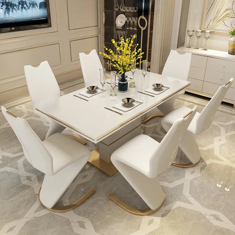 Dining Table Post Modern Dining Table Chair Combination Household Dining Table Light Luxury Dining Table Dining Tables And Chair
Dining Table Post Modern Dining Table Chair Combination Household Dining Table Light Luxury Dining Table Dining Tables And Chair