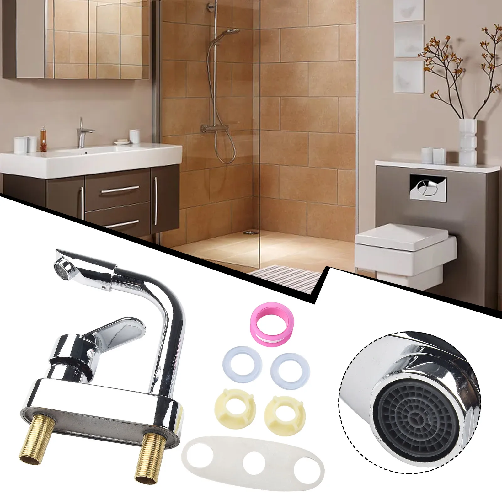 Bathroom Basins Sink Faucet 360° Rotating Faucet Bath Faucets Hot And Cold Water Mixer Vanity Taps Deck Mounted Washbasin Taps
Bathroom Basins Sink Faucet 360° Rotating Faucet Bath Faucets Hot And Cold Water Mixer Vanity Taps Deck Mounted Washbasin Taps