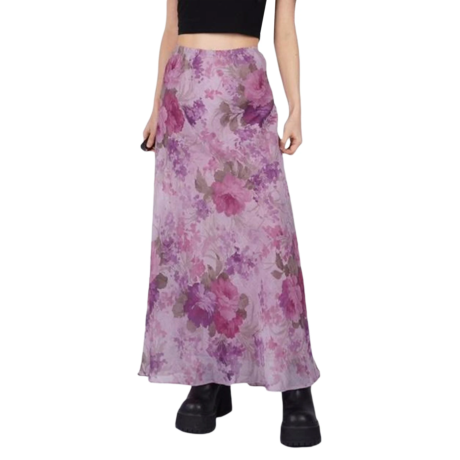 Women y2k Skirt Floral Print Skirt Elastic High Waist Spring Summer Autumn Korean Fashion Long Skirt Gothic Clothes
Women y2k Skirt Floral Print Skirt Elastic High Waist Spring Summer Autumn Korean Fashion Long Skirt Gothic Clothes
