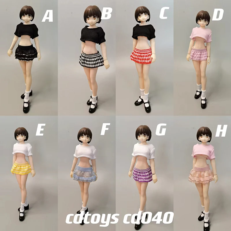Cdtoys cd040 cd037 масштаб 1/12 Женская Повседневная Милая Студенческая короткая футболка мини юбка кожаная обувь и носки набор для тела 12 дюймов
Cdtoys cd040 cd037 масштаб 1/12 Женская Повседневная Милая Студенческая короткая футболка мини юбка кожаная обувь и носки набор для тела 12 дюймов