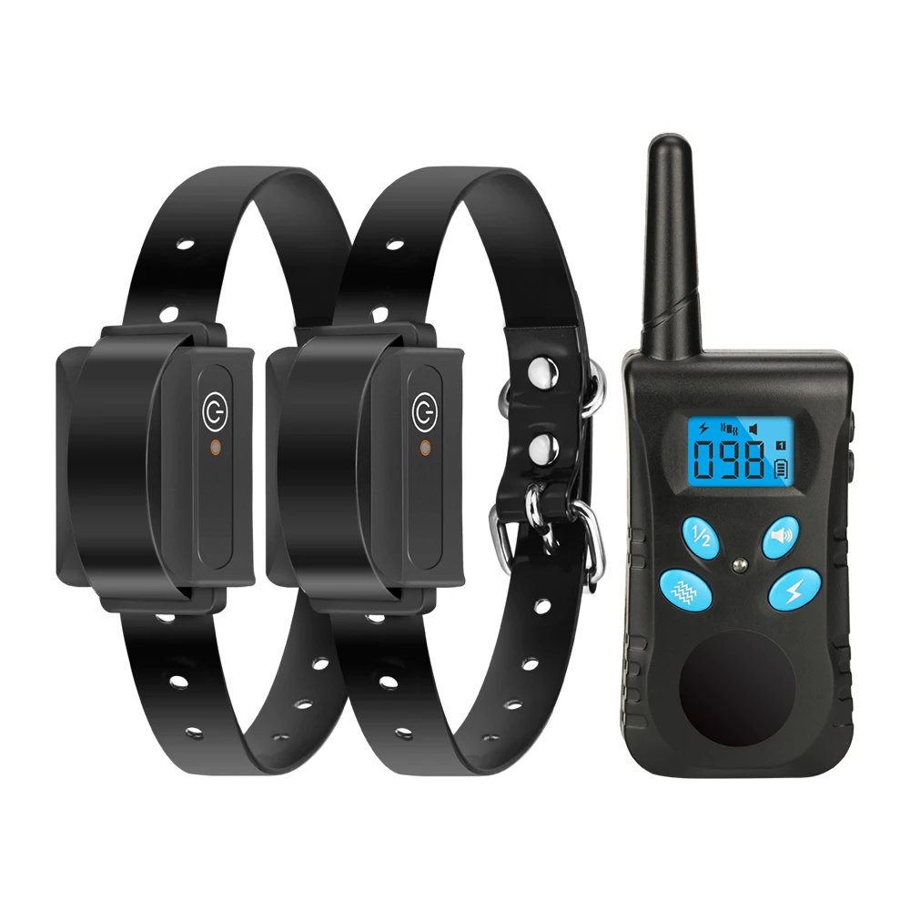 800m Electric Dog Training Collar Waterproof Pet Remote Control Rechargeable training dog collar with Shock Vibration Sound 
800m Electric Dog Training Collar Waterproof Pet Remote Control Rechargeable training dog collar with Shock Vibration Sound