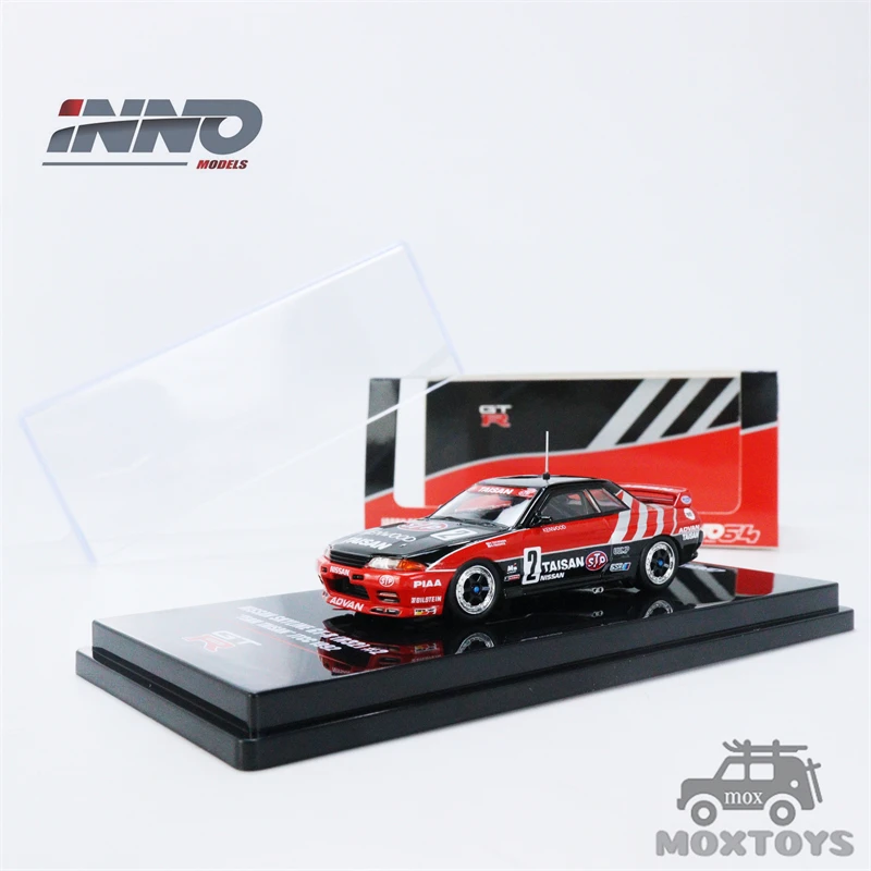 Модель автомобиля модели INNO64 1:64 NISSAN SKYLINE GT-R (R32) #2 Team TAISAN JTCC 1992
Модель автомобиля модели INNO64 1:64 NISSAN SKYLINE GT-R (R32) #2 Team TAISAN JTCC 1992