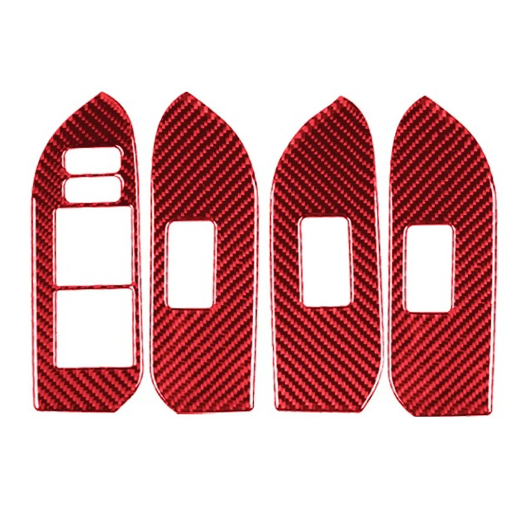 Car Window Lift Switch Button Panel Decoration Sticker Carbon Fiber Red Trim for Toyota Land Cruiser Prado 2010-2018
Car Window Lift Switch Button Panel Decoration Sticker Carbon Fiber Red Trim for Toyota Land Cruiser Prado 2010-2018