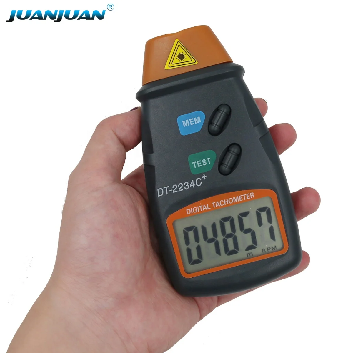 New DT-2234C+ Non-contact LCD Digital Laser Photo Tachometer Pocket Photoelectric Speed Meter Tester 2.5-99,999 RPM
New DT-2234C+ Non-contact LCD Digital Laser Photo Tachometer Pocket Photoelectric Speed Meter Tester 2.5-99,999 RPM