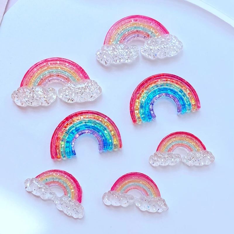 10Pcs New Mixed Cartoon Mini Shining Rainbow Flat Back Resin Cabochons Scrapbooking DIY Jewelry Craft Decoration Accessorie
10Pcs New Mixed Cartoon Mini Shining Rainbow Flat Back Resin Cabochons Scrapbooking DIY Jewelry Craft Decoration Accessorie