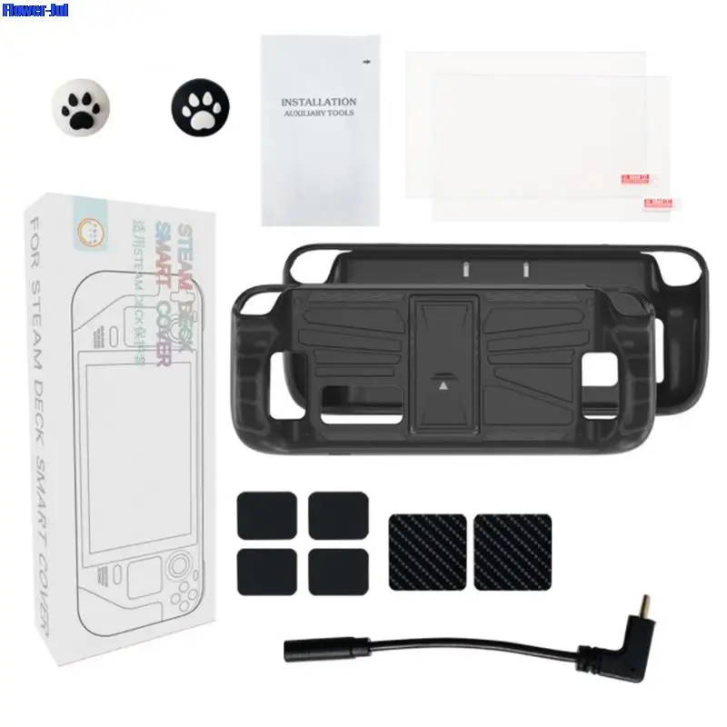 for Steam Deck Adjustable Kickstand Case Shockproof Protective Shell Tempered Film Protector with Rocker Caps for Steam Deck NEW
for Steam Deck Adjustable Kickstand Case Shockproof Protective Shell Tempered Film Protector with Rocker Caps for Steam Deck NEW