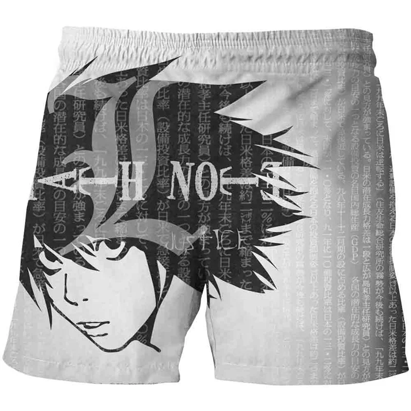 Anime Death Note Graphic Shorts Pants Men Summer Men Beach Shorts Summer Hawaii Vacation Swimsuit Harajuku Fashion Ice Shorts
Anime Death Note Graphic Shorts Pants Men Summer Men Beach Shorts Summer Hawaii Vacation Swimsuit Harajuku Fashion Ice Shorts
