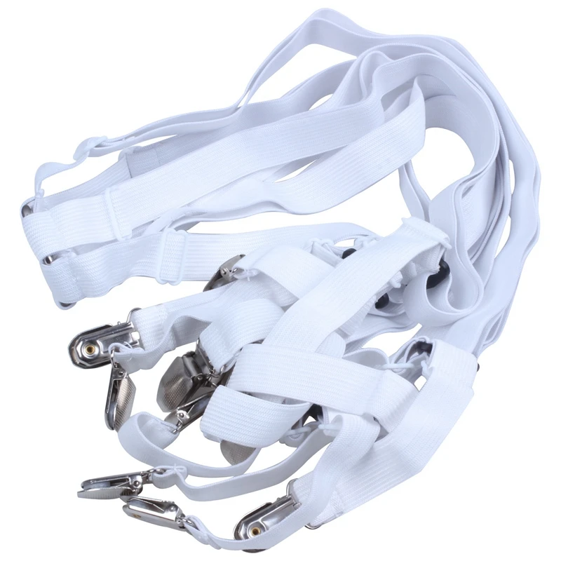 Hot Bed Sheet Clips Grippers Fasteners 3 Way 6 Sides Sheet Suspenders Elastic Sheet Holders Mattress Clips Straps - Adjustable F
Hot Bed Sheet Clips Grippers Fasteners 3 Way 6 Sides Sheet Suspenders Elastic Sheet Holders Mattress Clips Straps - Adjustable F