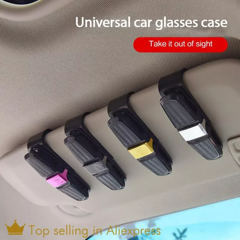 4 Color Auto Sun Visor Glasses Fastener Clip Holder For Sunglasses Eyeglasses Ticket Card Universal Multi-Function Car Interior
4 Color Auto Sun Visor Glasses Fastener Clip Holder For Sunglasses Eyeglasses Ticket Card Universal Multi-Function Car Interior