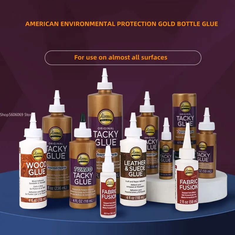 Aleene's Handcrafted Fabrics Wood Universal Environmental Glue Hand Adhesive Jewelry Fabric Leather Universal Gold Bottle Glue
Aleene's Handcrafted Fabrics Wood Universal Environmental Glue Hand Adhesive Jewelry Fabric Leather Universal Gold Bottle Glue