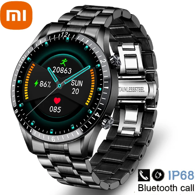 Смарт-часы Xiaomi мужские водонепроницаемые, модные спортивные Смарт-часы с поддержкой Bluetooth, с пульсометром, для Android и Ios
Смарт-часы Xiaomi мужские водонепроницаемые, модные спортивные Смарт-часы с поддержкой Bluetooth, с пульсометром, для Android и Ios