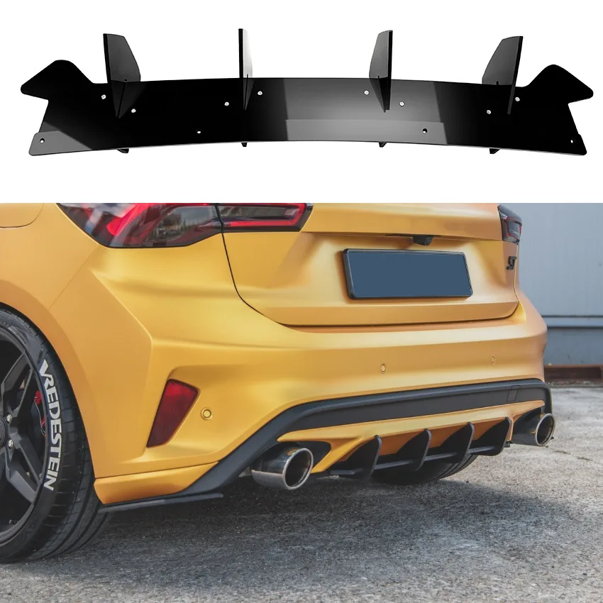 Rear Bumper Diffuser Lip For Ford Focus ST MK4 2018 2019 2020 2021 Spoiler Side Splitter Apron Flap Protection Car Accessories
Rear Bumper Diffuser Lip For Ford Focus ST MK4 2018 2019 2020 2021 Spoiler Side Splitter Apron Flap Protection Car Accessories