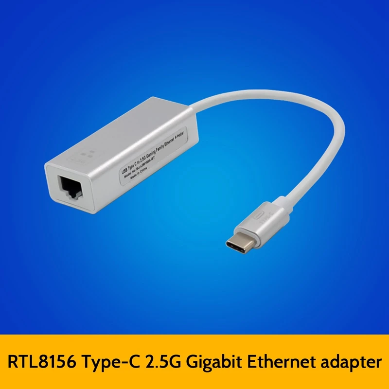 USB 3.0 Gigabit Ethernet Adapter TYPE to 2.5G Ethernet Card RTL8156B RJ45 LAN Network Card for Desktop
USB 3.0 Gigabit Ethernet Adapter TYPE to 2.5G Ethernet Card RTL8156B RJ45 LAN Network Card for Desktop