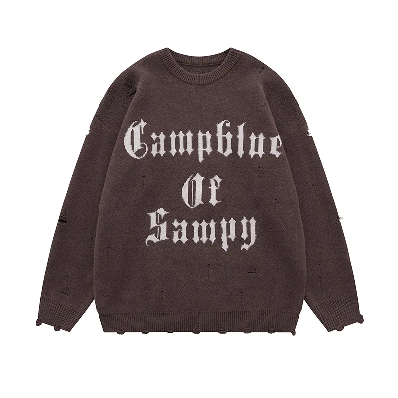 2022 Men Sweater Streetwear Letter Graphic Knitted Sweater HipHop Retro Pullover Autumn Cotton Casual Sweater Hipster Pull Homme
2022 Men Sweater Streetwear Letter Graphic Knitted Sweater HipHop Retro Pullover Autumn Cotton Casual Sweater Hipster Pull Homme