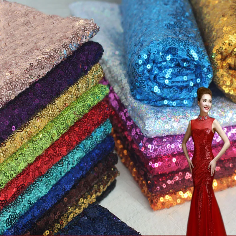 Sequin fabric Encryption 3mm Glitter Wafer Embroidery Mesh for Sewing Dress Wedding Decoration Stage performance By Half Meter
Sequin fabric Encryption 3mm Glitter Wafer Embroidery Mesh for Sewing Dress Wedding Decoration Stage performance By Half Meter