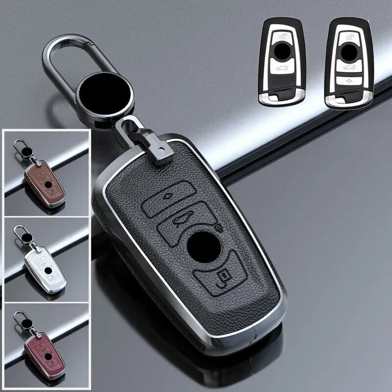 Zinc Alloy Leather Car Smart Remote Key Fob Case Cover With Keychain For BMW 1 2 3 4 5 6 7 X3 X4 M2 M3 M4 M5 M6 F10 F30
Zinc Alloy Leather Car Smart Remote Key Fob Case Cover With Keychain For BMW 1 2 3 4 5 6 7 X3 X4 M2 M3 M4 M5 M6 F10 F30