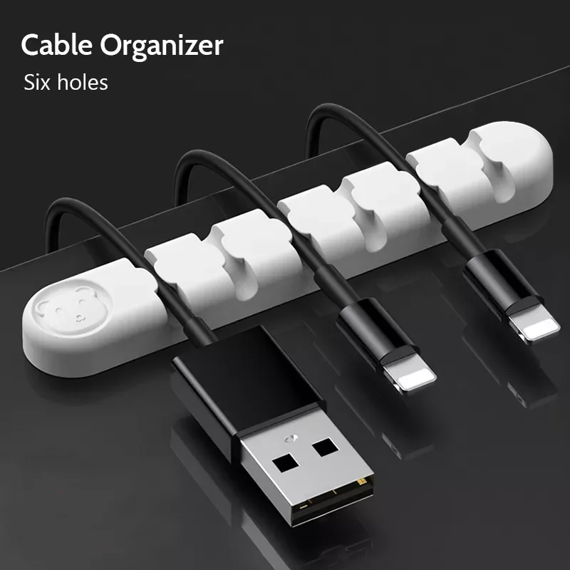NEW2023 Organizer Silicone USB Winder Desktop Tidy Management Clips Holder for Mouse Headphone Wire Organizer
NEW2023 Organizer Silicone USB Winder Desktop Tidy Management Clips Holder for Mouse Headphone Wire Organizer
