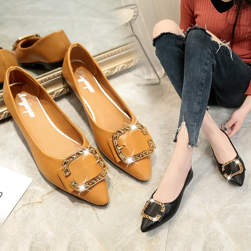 35-40 Size Loafers Glitter Rhinestone Metal Buckle Slip On Moccasins Casual Flats Pregnant Women Shoes Ladies Comfort Work Shoes
35-40 Size Loafers Glitter Rhinestone Metal Buckle Slip On Moccasins Casual Flats Pregnant Women Shoes Ladies Comfort Work Shoes
