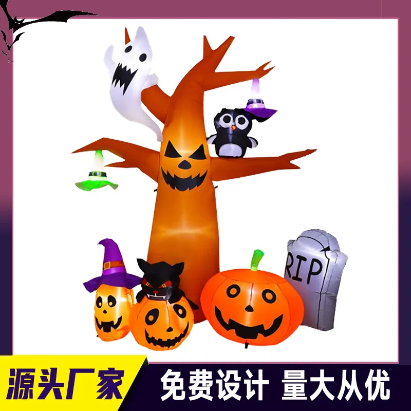 Lnflatable Halloween Ghost tree pumpkin Air model Outdoor with lights Courtyard decoration Inflatable Ghost death tree air model
Lnflatable Halloween Ghost tree pumpkin Air model Outdoor with lights Courtyard decoration Inflatable Ghost death tree air model