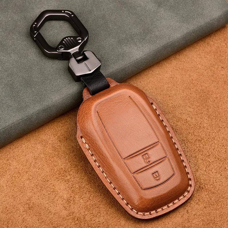 Leather Car Key Case Cover fob for Toyota Chr C-hr Land Cruiser 200 Avensis Auris Corolla Smart Keychain Shell Accessories Ring
Leather Car Key Case Cover fob for Toyota Chr C-hr Land Cruiser 200 Avensis Auris Corolla Smart Keychain Shell Accessories Ring