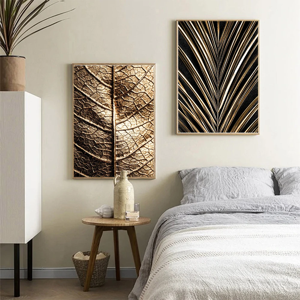 Metal Leaf Texture Poster Gold Monstra Quotation Canvas Painting Black Art Printing Fashion Living Room Home Decoration Picture
Metal Leaf Texture Poster Gold Monstra Quotation Canvas Painting Black Art Printing Fashion Living Room Home Decoration Picture