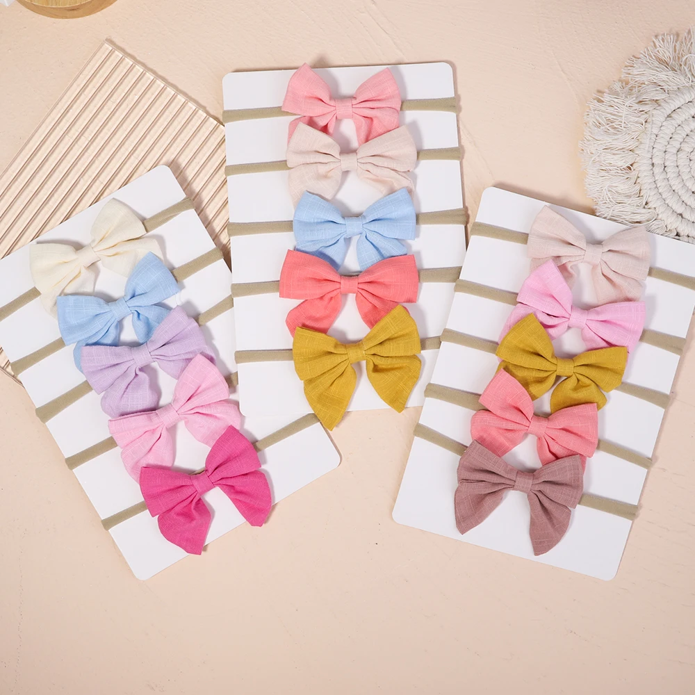 5Pcs/Set Solid Color Cotton Linen Kids Bows Headband for Girls Nylon Elastic Hairband Newborn Toddle Hairbands Hair Accessories
5Pcs/Set Solid Color Cotton Linen Kids Bows Headband for Girls Nylon Elastic Hairband Newborn Toddle Hairbands Hair Accessories
