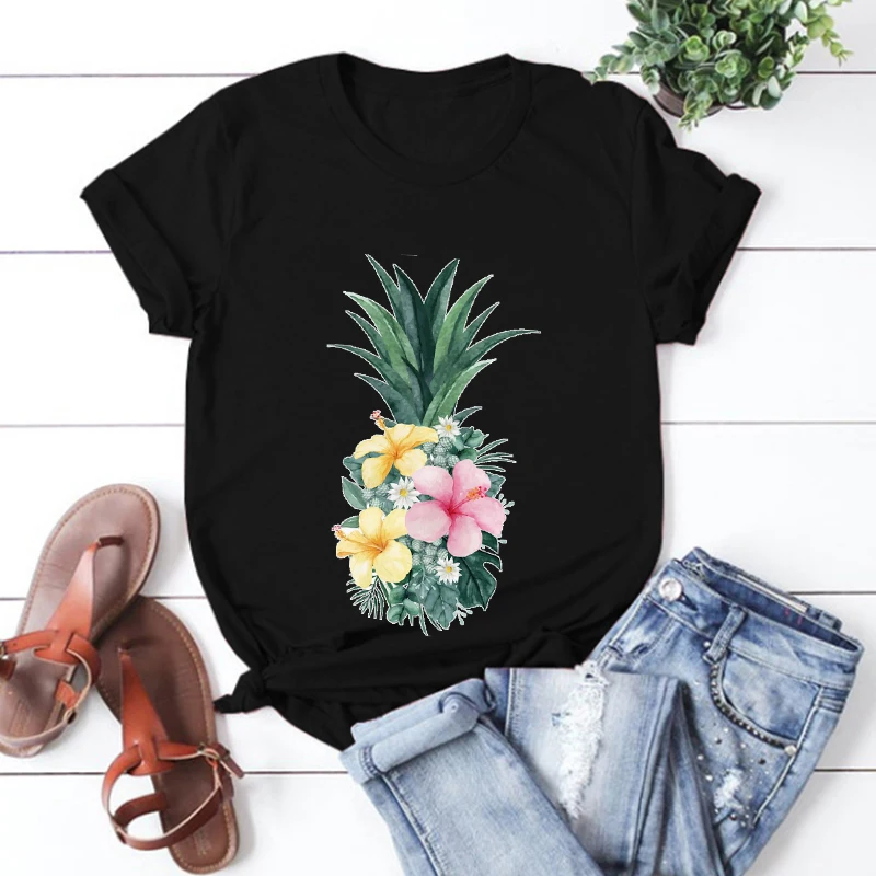 Floral Pineapple T Shirt Vintage Aesthetic Clothes Hawaii Women Sexy Tops Vacation Travel Couple T-shirt Summer Classic XL
Floral Pineapple T Shirt Vintage Aesthetic Clothes Hawaii Women Sexy Tops Vacation Travel Couple T-shirt Summer Classic XL