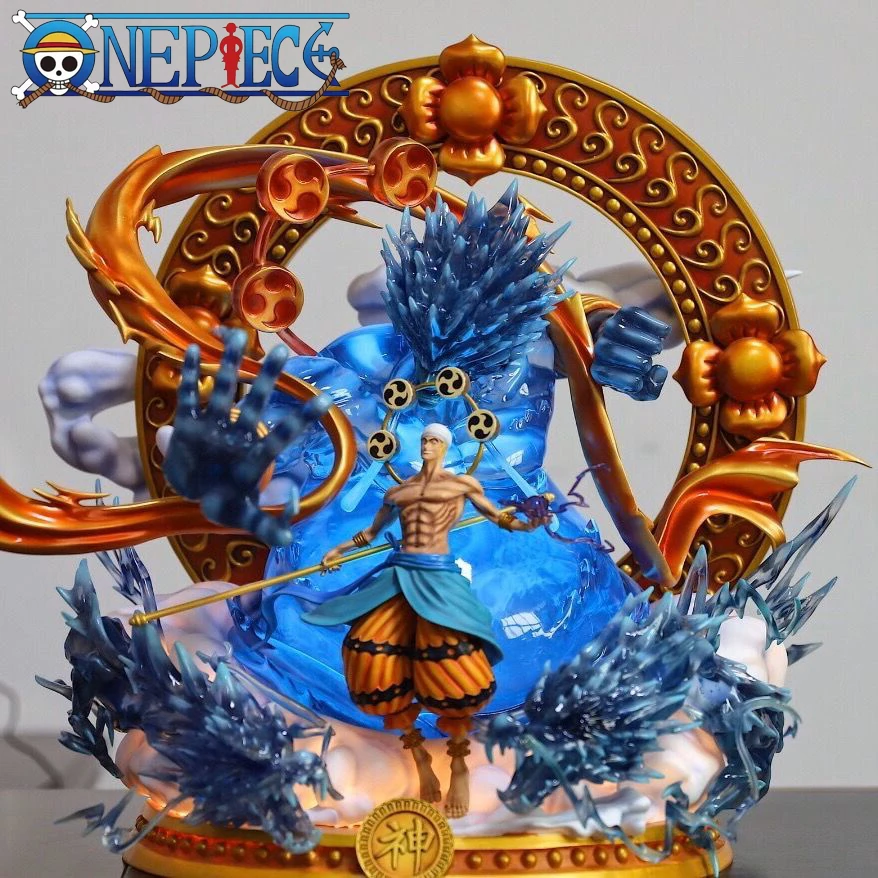 

30cm One Piece Thor Enel GK Anime Figurine Oversized Manga Statue PVC Action Figure Collectible Model Toys Ornaments Gifts