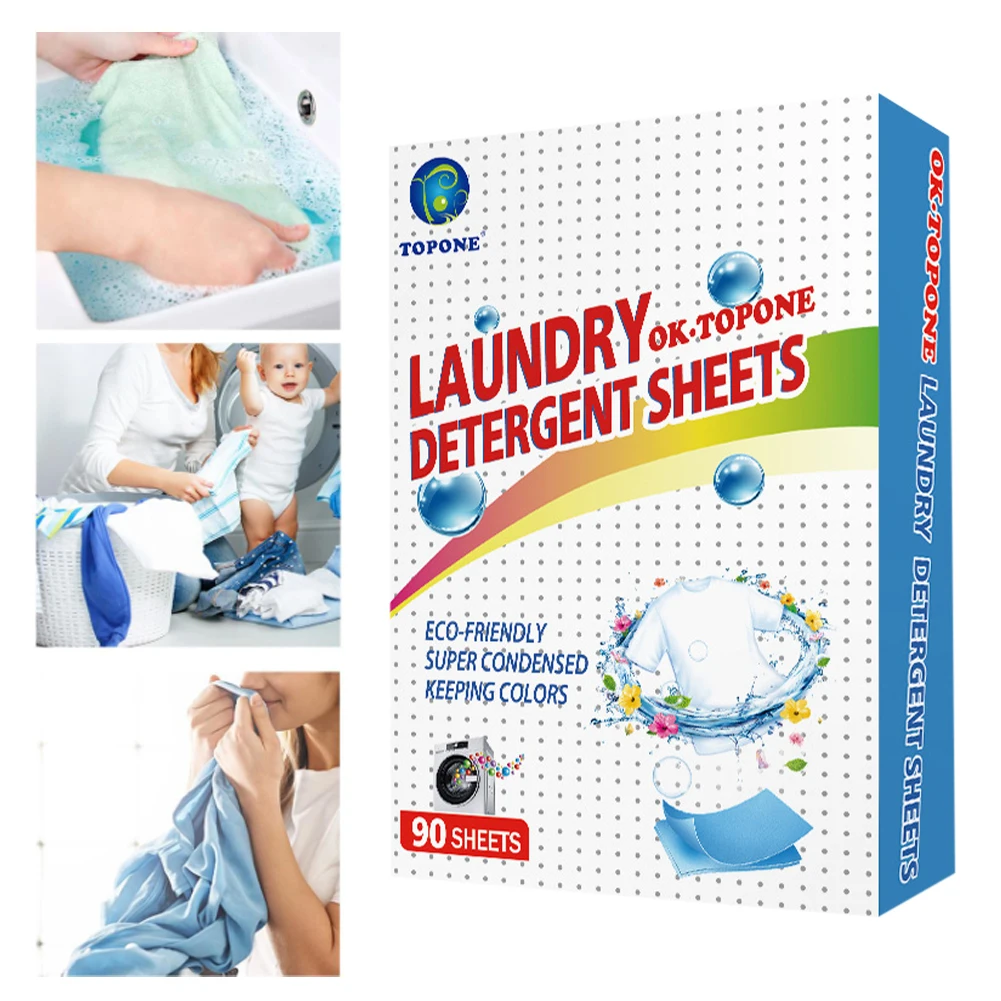 90Pcs Laundry Detergent Sheets Easy Dissolve Laundry Tablets Deep Cleaning Less Foam Laundry Soap Softener For Hand Machine Wash
90Pcs Laundry Detergent Sheets Easy Dissolve Laundry Tablets Deep Cleaning Less Foam Laundry Soap Softener For Hand Machine Wash