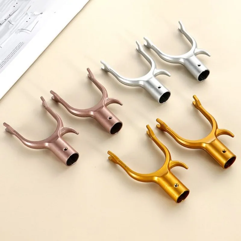 1Pc Clothes Rod Joint Aluminum Alloy Clothes Fork Head Portable Household Durable Clothes Rod Metal Head Household Accessories
1Pc Clothes Rod Joint Aluminum Alloy Clothes Fork Head Portable Household Durable Clothes Rod Metal Head Household Accessories