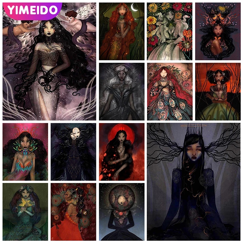 YIMEIDO AB Diamond Painting Woman Dark Full Square Round Zipper Bag Diamond Embroidery Sale Cartoon Rhinestone Mosaic Picture
YIMEIDO AB Diamond Painting Woman Dark Full Square Round Zipper Bag Diamond Embroidery Sale Cartoon Rhinestone Mosaic Picture