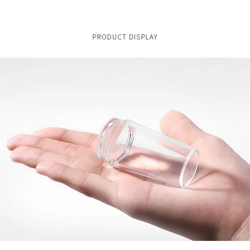 Nail Enhancement Transparent Rotary Seal 2.8cm with Cover Nail Enhancement Printing French Nail Seal Tool with Scraper
Nail Enhancement Transparent Rotary Seal 2.8cm with Cover Nail Enhancement Printing French Nail Seal Tool with Scraper