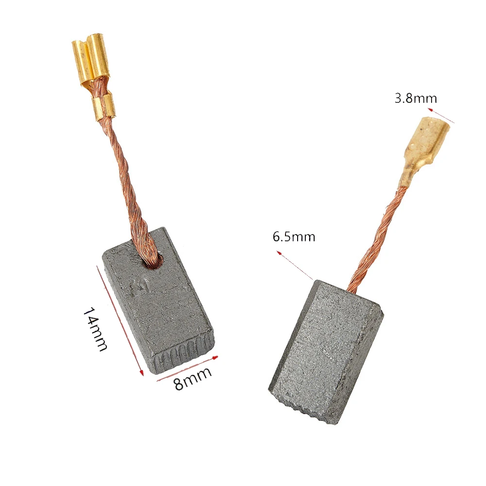8pcs Carbon Brushes Sets 6.5×8×14mm For GWS7-100 GWS7-125 GWS7-100T GWS7-100TE GWS7-125T GWS7-125TE Tool Parts Accesseries
8pcs Carbon Brushes Sets 6.5×8×14mm For GWS7-100 GWS7-125 GWS7-100T GWS7-100TE GWS7-125T GWS7-125TE Tool Parts Accesseries