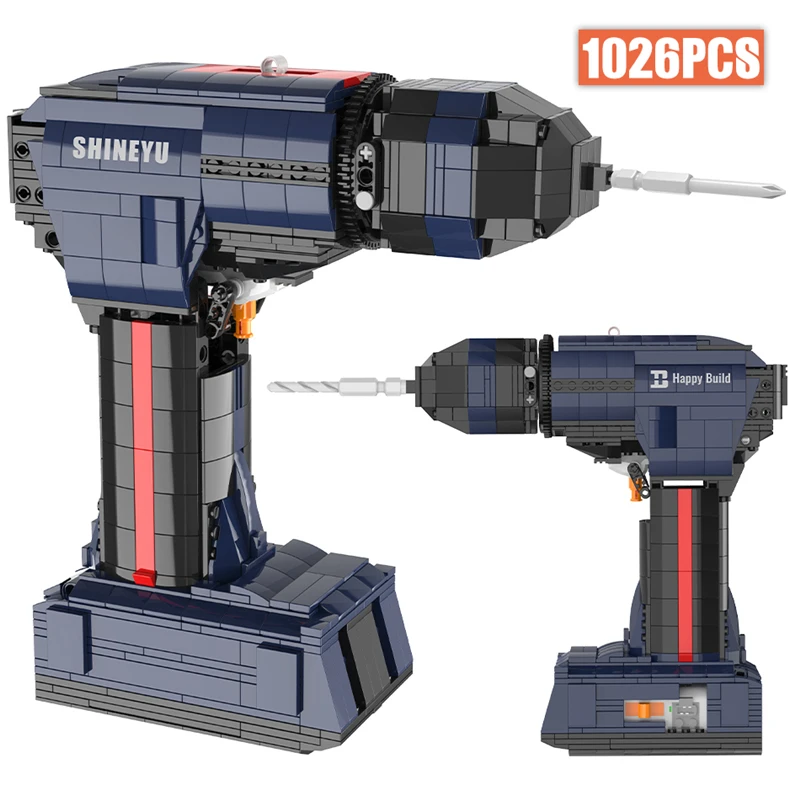 Electric Drill Nut Disassembly Match Tool Building Blocks Educational Assembled BricksEducational Assembled Sets Toys for Kids
Electric Drill Nut Disassembly Match Tool Building Blocks Educational Assembled BricksEducational Assembled Sets Toys for Kids