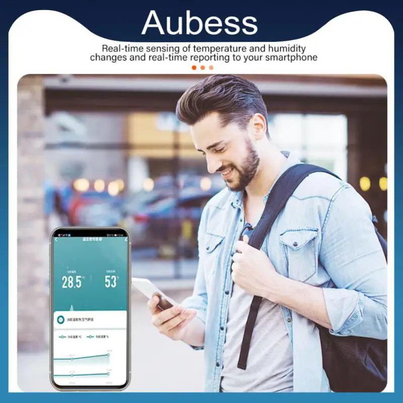 Mini App Control Humidity Sensor Battery Powered Zigbee Temperature Sensor Smart Life Tuya App Temperature Humidity Sensor
Mini App Control Humidity Sensor Battery Powered Zigbee Temperature Sensor Smart Life Tuya App Temperature Humidity Sensor