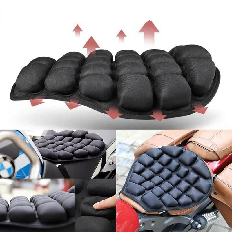 Motorcycle Seat Cushion Pressure Relief Ride Comfort Gel Seat Car Inflatable Decompression Office Air Cushion 
Motorcycle Seat Cushion Pressure Relief Ride Comfort Gel Seat Car Inflatable Decompression Office Air Cushion