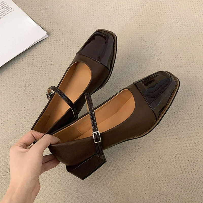 Woman Pumps Retro Mary Jane Shoes Spring 2023 Designer Elegant Medium Heel Square Toe Chunky Loafers Women Comfort Office Shoes
Woman Pumps Retro Mary Jane Shoes Spring 2023 Designer Elegant Medium Heel Square Toe Chunky Loafers Women Comfort Office Shoes