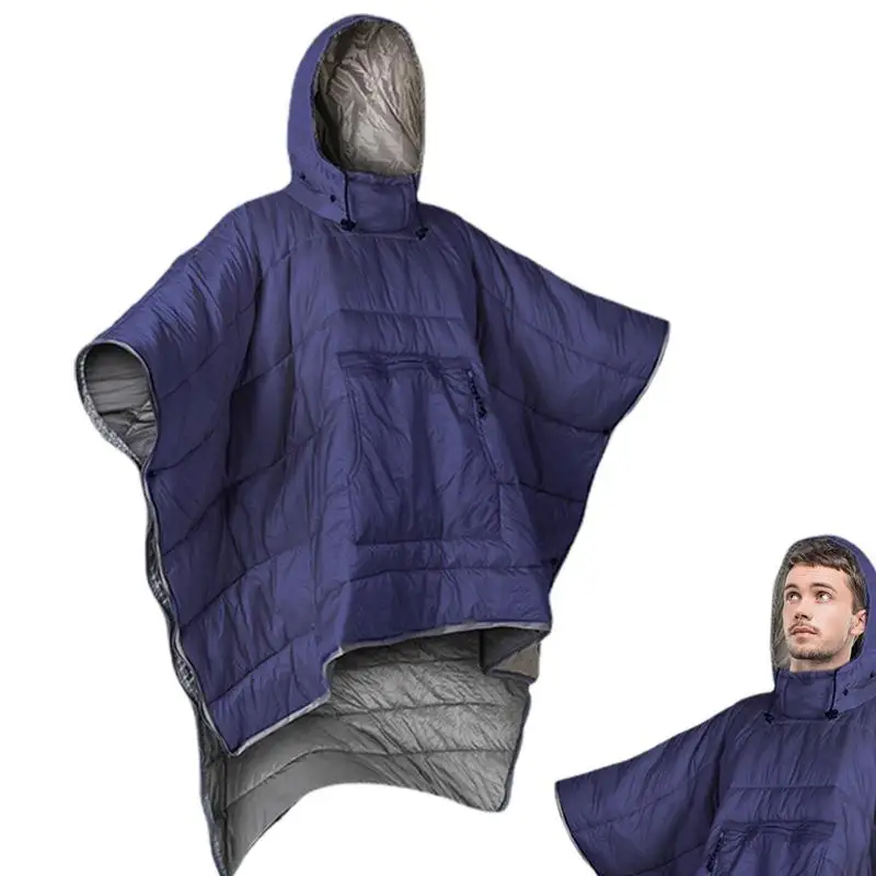 Wearable Blanket Adult Blanket Cloak With Hat Water-Resistant Lightweight Camp Sleeping Bag Windproof Cape With Storage Bag For
Wearable Blanket Adult Blanket Cloak With Hat Water-Resistant Lightweight Camp Sleeping Bag Windproof Cape With Storage Bag For