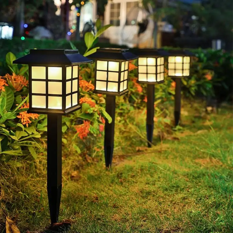 

Светодиодные фонари на солнечной батарее для дорожек, уличное водонепроницаемое украшение для сада, ландшафта, двора, внутреннего дворика