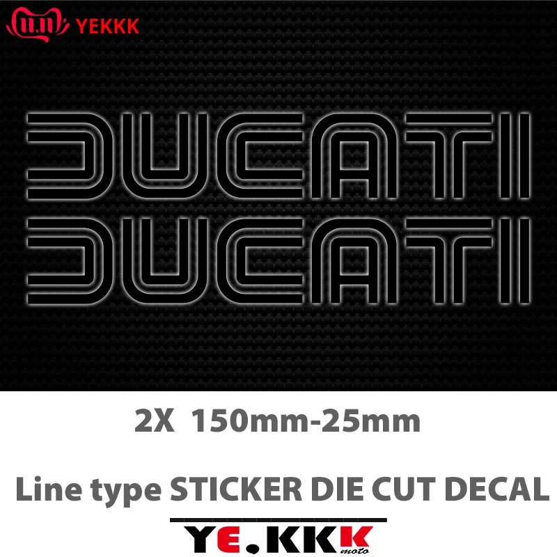 For DUCATI Line Sticker Die Cut Decal Reflective Fluorescent Decal Sticker 2X 150MM*25MM
For DUCATI Line Sticker Die Cut Decal Reflective Fluorescent Decal Sticker 2X 150MM*25MM
