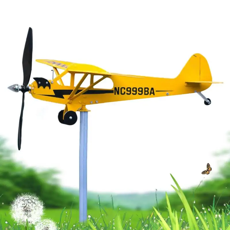 Outdoor Spinners 3D Metal Plug-in Vane Spinning Decor Airplane Weathervane Kinetic Art Craft For Party Supplies Art Craft Decor
Outdoor Spinners 3D Metal Plug-in Vane Spinning Decor Airplane Weathervane Kinetic Art Craft For Party Supplies Art Craft Decor