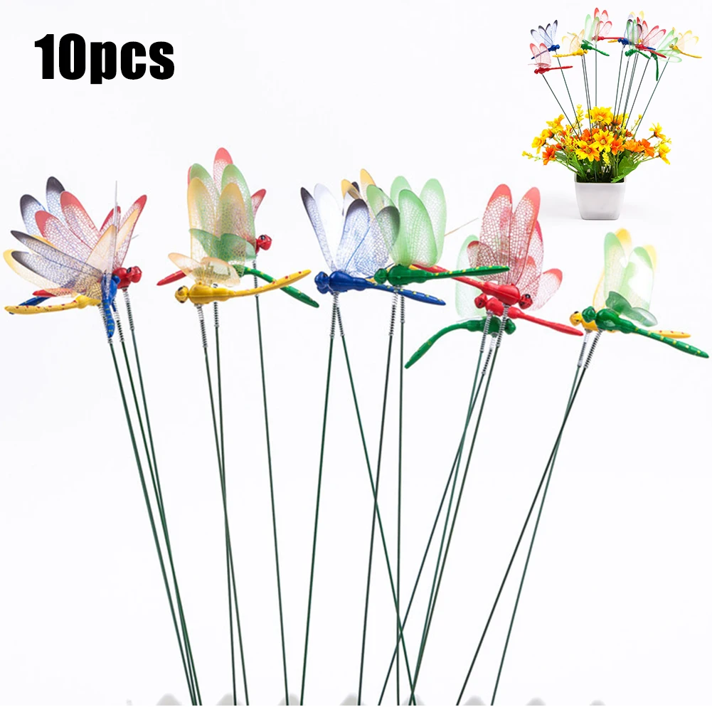10PCS Dragonfly Stakes Simulation 3D Dragonfly Flower Arrangement Flower Pot Decorative Stake DIY Planter Flower Decor Supplies
10PCS Dragonfly Stakes Simulation 3D Dragonfly Flower Arrangement Flower Pot Decorative Stake DIY Planter Flower Decor Supplies