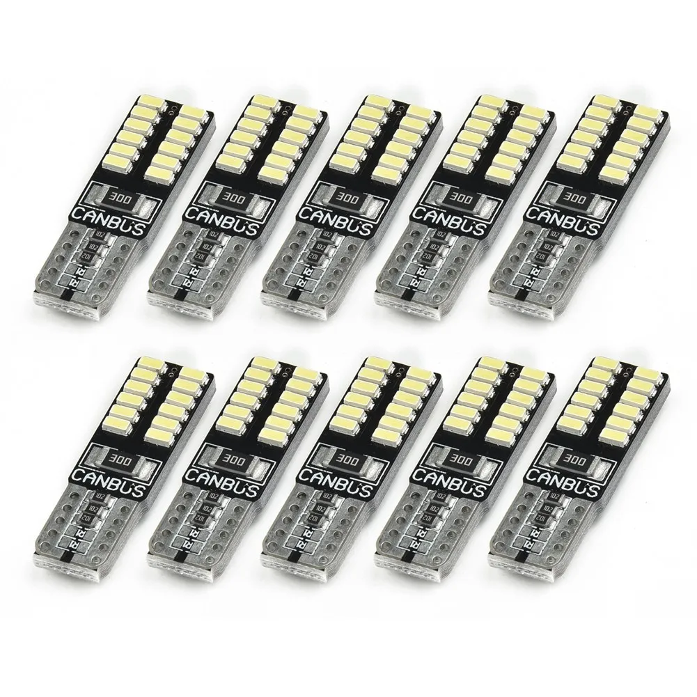 10X 6500K White Car License Plate Lights 194 W5W T10-3014-24SMD LED Canbus Error Free Car License Plate Lights Side Signal Light
10X 6500K White Car License Plate Lights 194 W5W T10-3014-24SMD LED Canbus Error Free Car License Plate Lights Side Signal Light