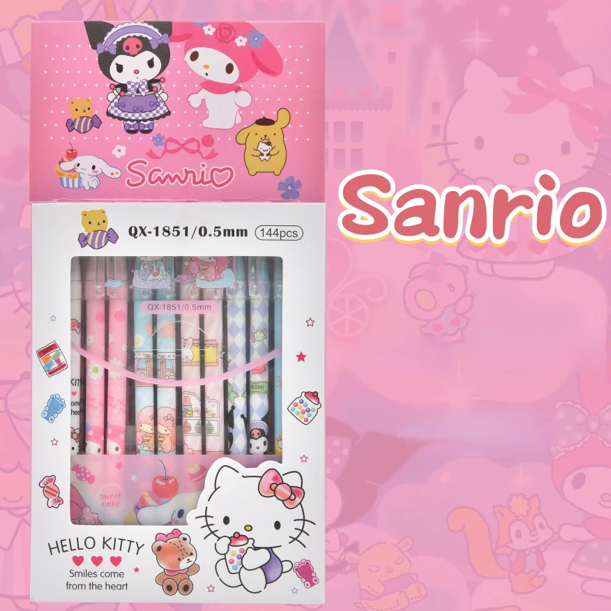 Sanrio Anime Cartoon Cute Erasable Gel Pen Creative Kawaii Kuromi Cinnamoroll Blue Black Pen Student Stationery Set Wholesale
Sanrio Anime Cartoon Cute Erasable Gel Pen Creative Kawaii Kuromi Cinnamoroll Blue Black Pen Student Stationery Set Wholesale