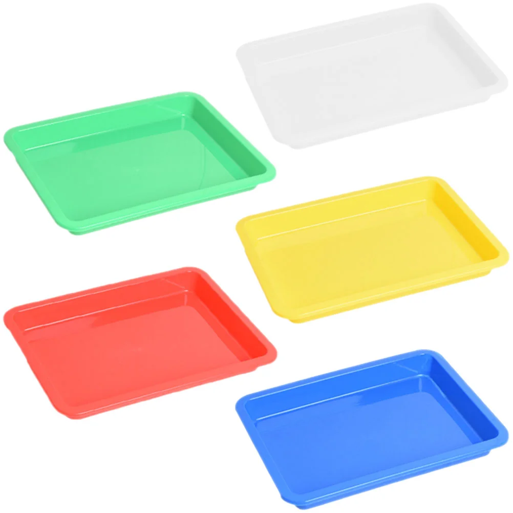 5 Pcs Kid Crafts Plastic Tray Kids Trays Jewelry Activity Organizer Serving Classroom Child
5 Pcs Kid Crafts Plastic Tray Kids Trays Jewelry Activity Organizer Serving Classroom Child