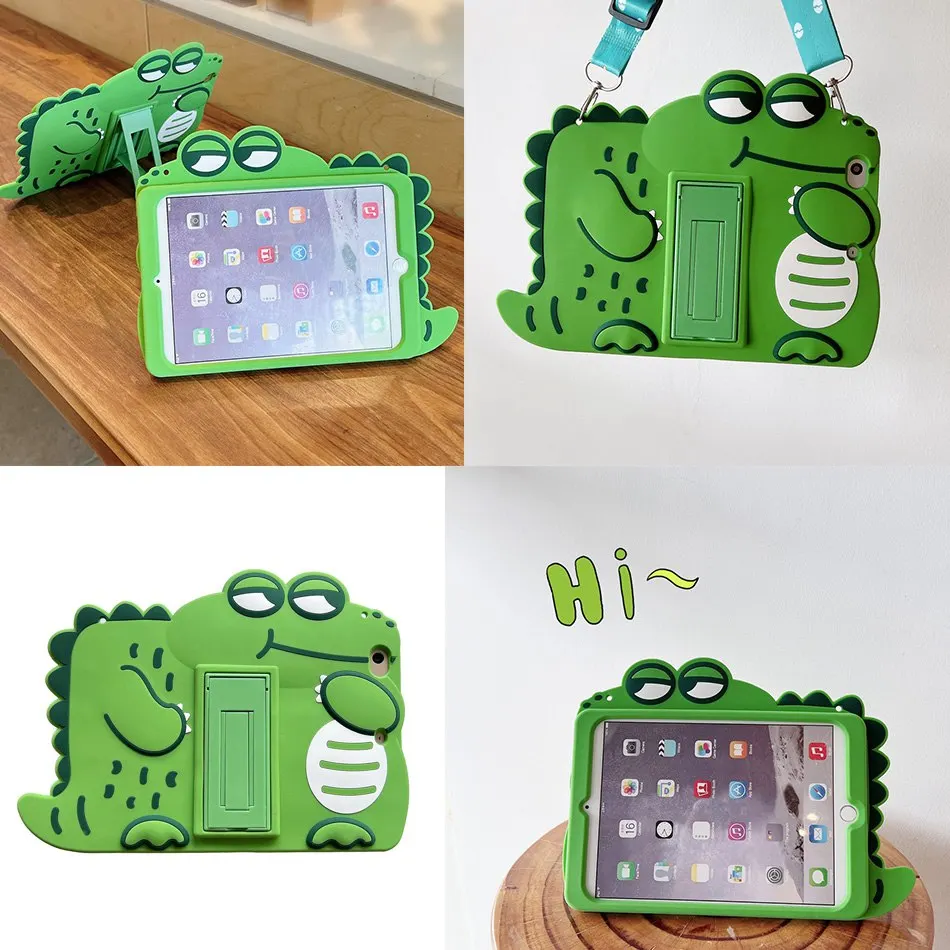 Cartoon Dinosaur Case for iPad 5 / Air 1 For iPad 9.7 inch case silicone Soft Shockproof & Stand Cover
Cartoon Dinosaur Case for iPad 5 / Air 1 For iPad 9.7 inch case silicone Soft Shockproof & Stand Cover