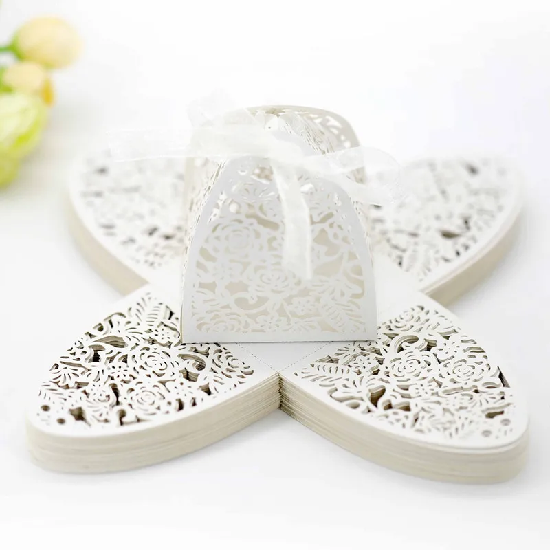 20pcs Laser Cut Flower Wedding Dragee Candy Packaging Box Wedding Gift for Guest Wedding Favors and Gift Chocolate Wrapping Bags
20pcs Laser Cut Flower Wedding Dragee Candy Packaging Box Wedding Gift for Guest Wedding Favors and Gift Chocolate Wrapping Bags