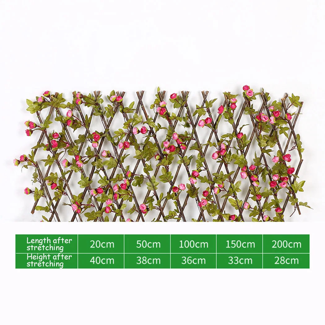 Retractable Artificial Fence Leaf Outdoor Wooden Fence Plant Garden Telescopic Fence Faux Ivy Garden Screen Privacy Fence Decor
Retractable Artificial Fence Leaf Outdoor Wooden Fence Plant Garden Telescopic Fence Faux Ivy Garden Screen Privacy Fence Decor