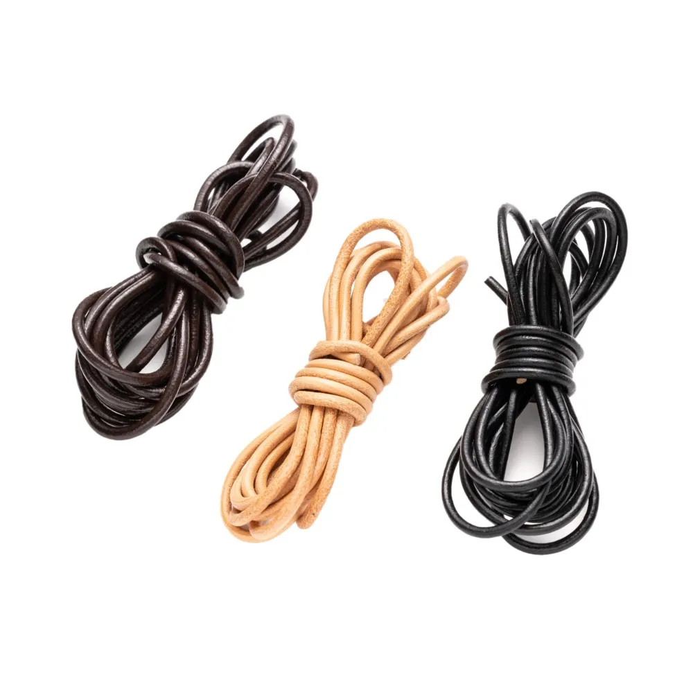 

2 м/лот 1-5 мм кожаная веревка для рукоделия шейный шнур браслеты веревки ювелирные изделия материалы для изготовления ожерелья аксессуары материалы ручной работы